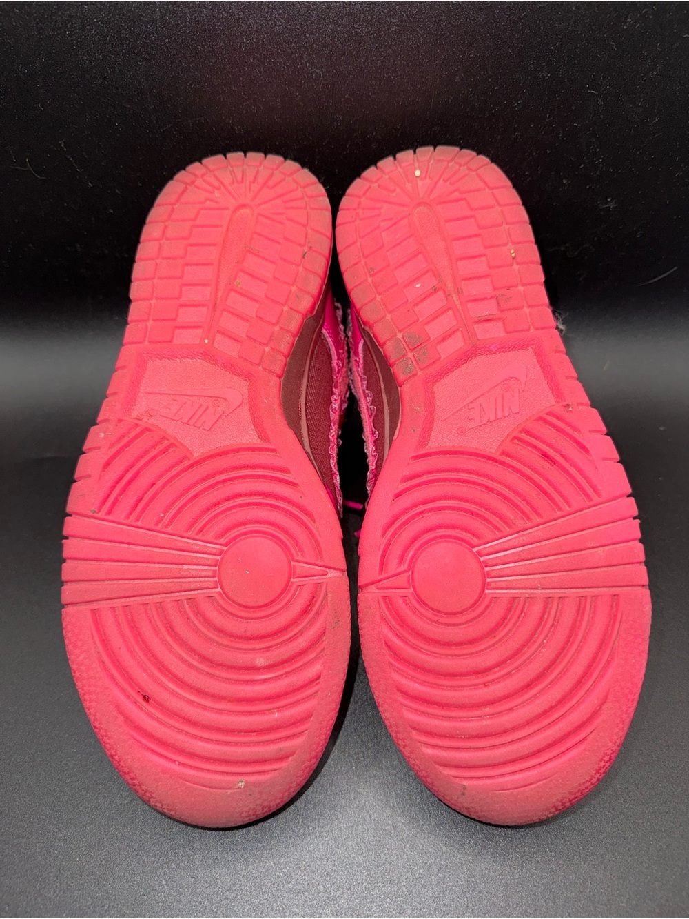 🔥 Nike Dunk Low LX “Pink Foam/Burgundy Crush” Ruffle Swoosh Women’s 7 🔥 - Picture 13 of 17
